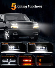 Z-OFFROAD high and low beam provide bright, reliable road visibility.