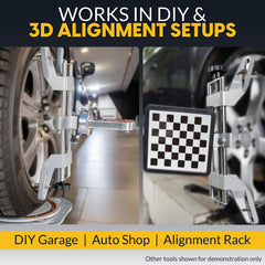 Versatile tool suitable for multiple vehicle types and rim sizes