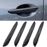 Zacxoxsr glossy black door handle cover for Mazda 3 with durable, OEM-like finish
