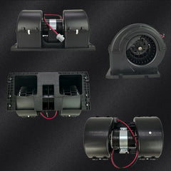 ZANURA blower motor fan assembly angled shot, demonstrates heat-resistant casing