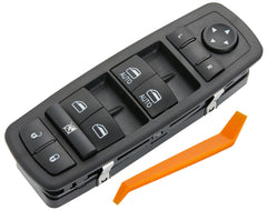 Zaposts Master Power Window Switch with blue LED for front-left Durango/Grand Cherokee.