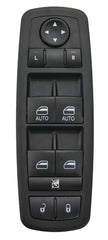 ZAPOSTS switch for Jeep Grand Cherokee; front-left closeup with blue LED.