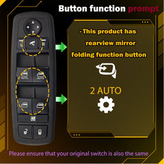 Zaposts Ram 1500 front-left window switch enables smooth operation