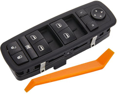 ZAPOSTS power window switch for Dodge Dart with green LED, driver-side upgrade.