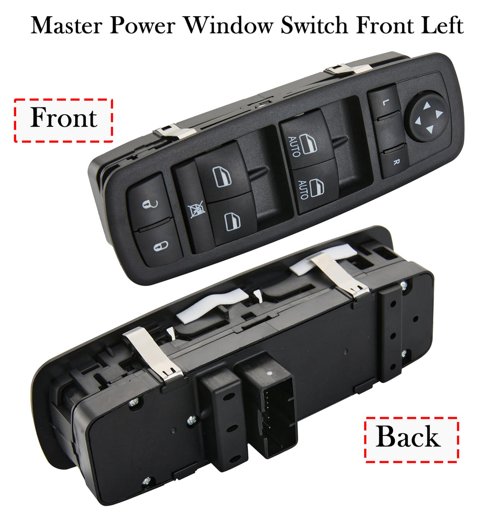 Drive-side master switch replacement improves window control and reliability.
