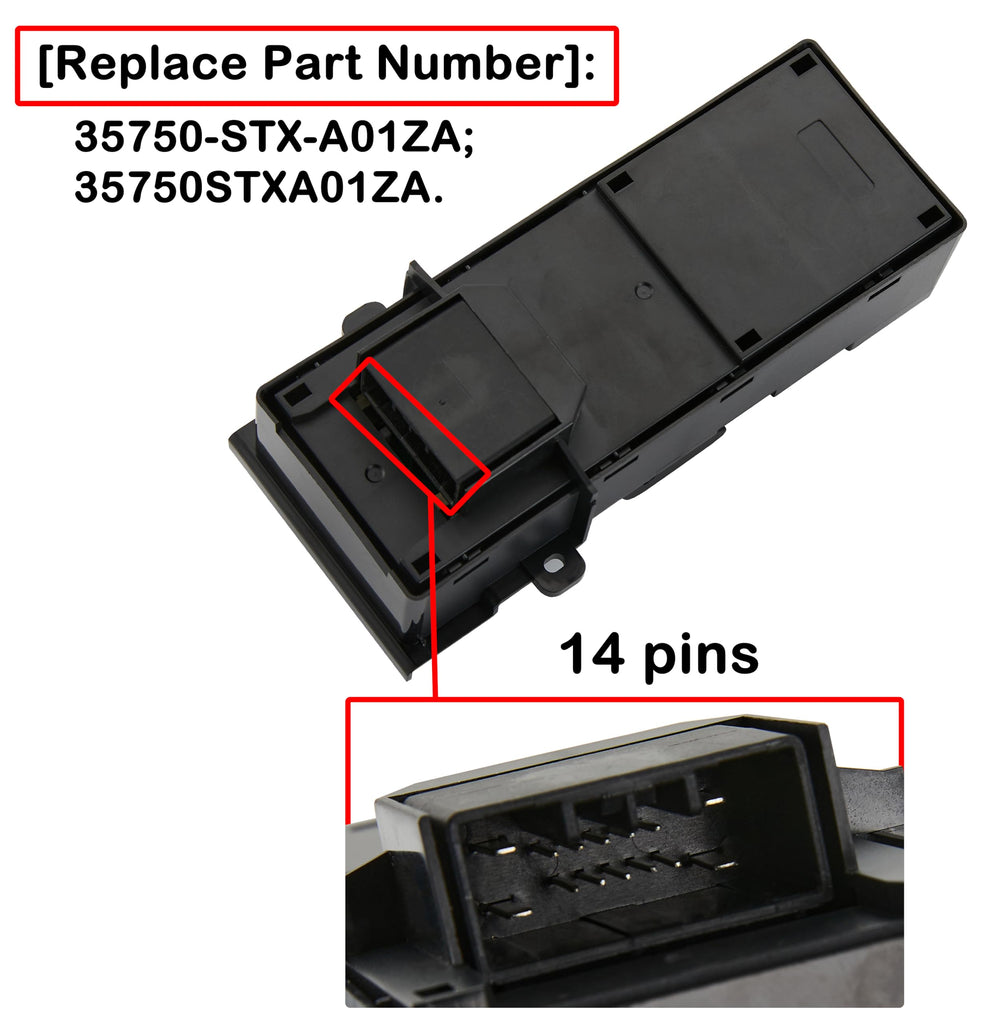 ZAPOSTS replacement part 35750-STX-A01 for Acura MDX—OEM-style swap.