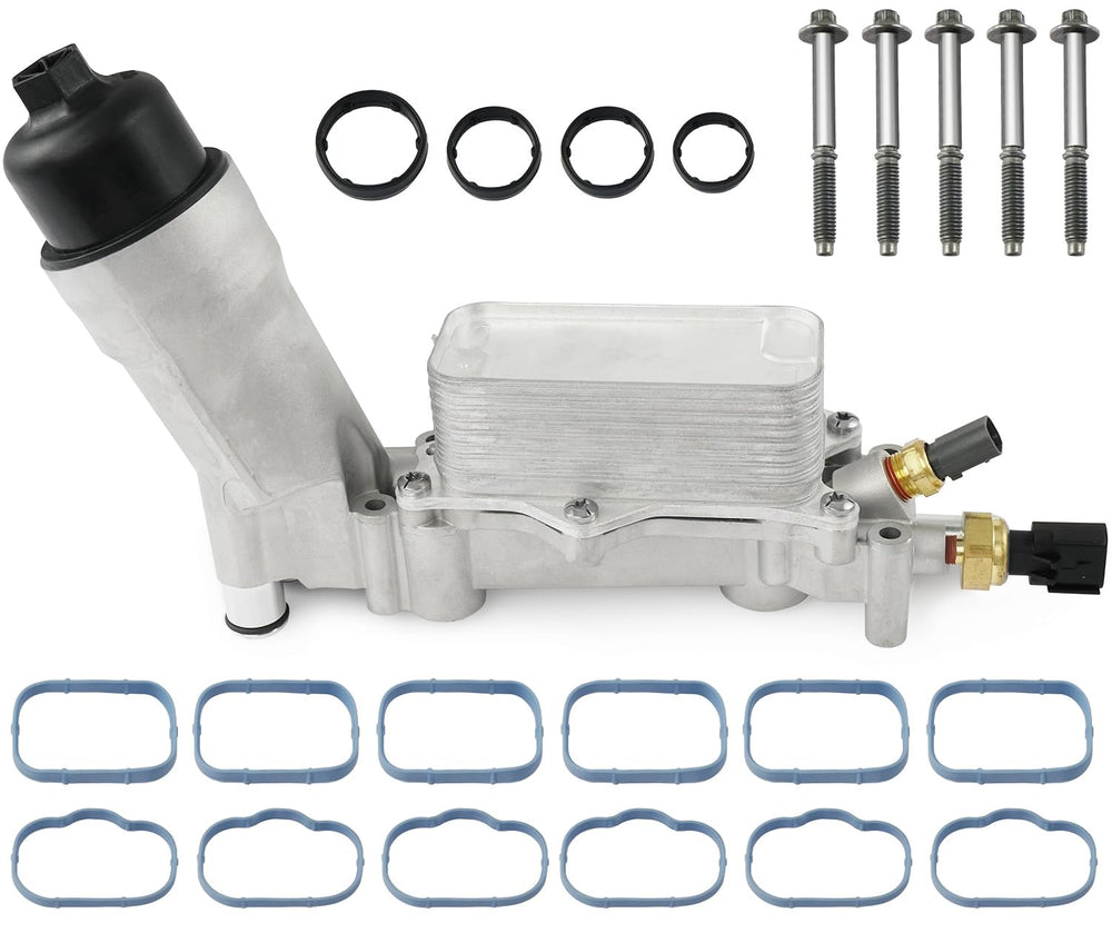 ZARDETO 926-959 upgrade aluminum oil filter housing with oil cooler for 3.6L engines