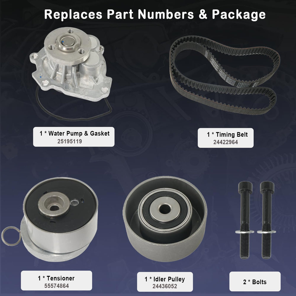 ZARDETO water pump assembly with gasket showing high-quality surface finish for durability.