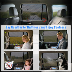 ZATOOTO 2-pack rear shades ideal for camping and travel.