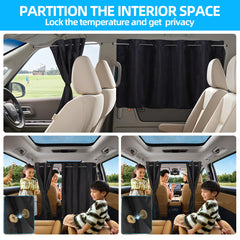 ZATOOTO 99% light-blocking capability enhances privacy and comfort.