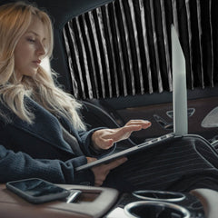 ZATOOTO interior stays cooler with sunshade on hot days