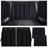ZATOOTO set of 3 car window shades with rods improves back-window privacy.