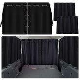 ZATOOTO set of 3 car window shades for side and back windows providing total privacy.