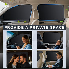 ZATOOTO privacy curtain drawn for in-car privacy