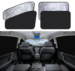 ZATOOTO side window sun shade keeps the car cooler on sunny days.