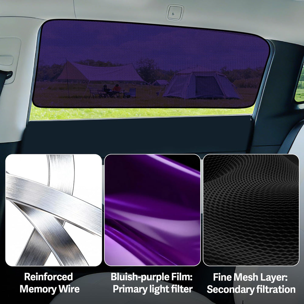 ZATOOTO shade used during a baby nap on a road trip