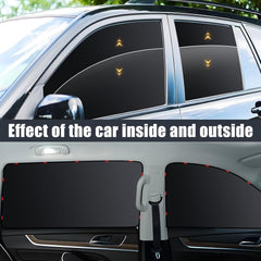 ZATOOTO universal-fit car window shades fit most vehicles with magnets for quick setup.