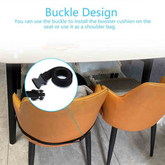 ZAVM booster-seat in-use-car illustrates elevated height during driving