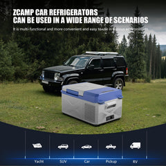 zcamp X9 rugged molded handles allow easy carrying on trips