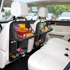 Zecirl kick mats protect car seats from messes and scratches.