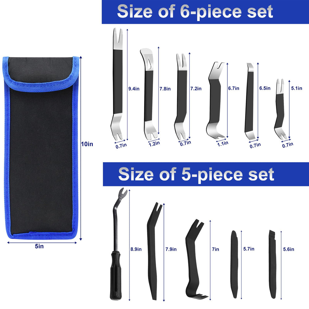 Zecirl metal pry tools collection offering sturdy leverage for panel pops