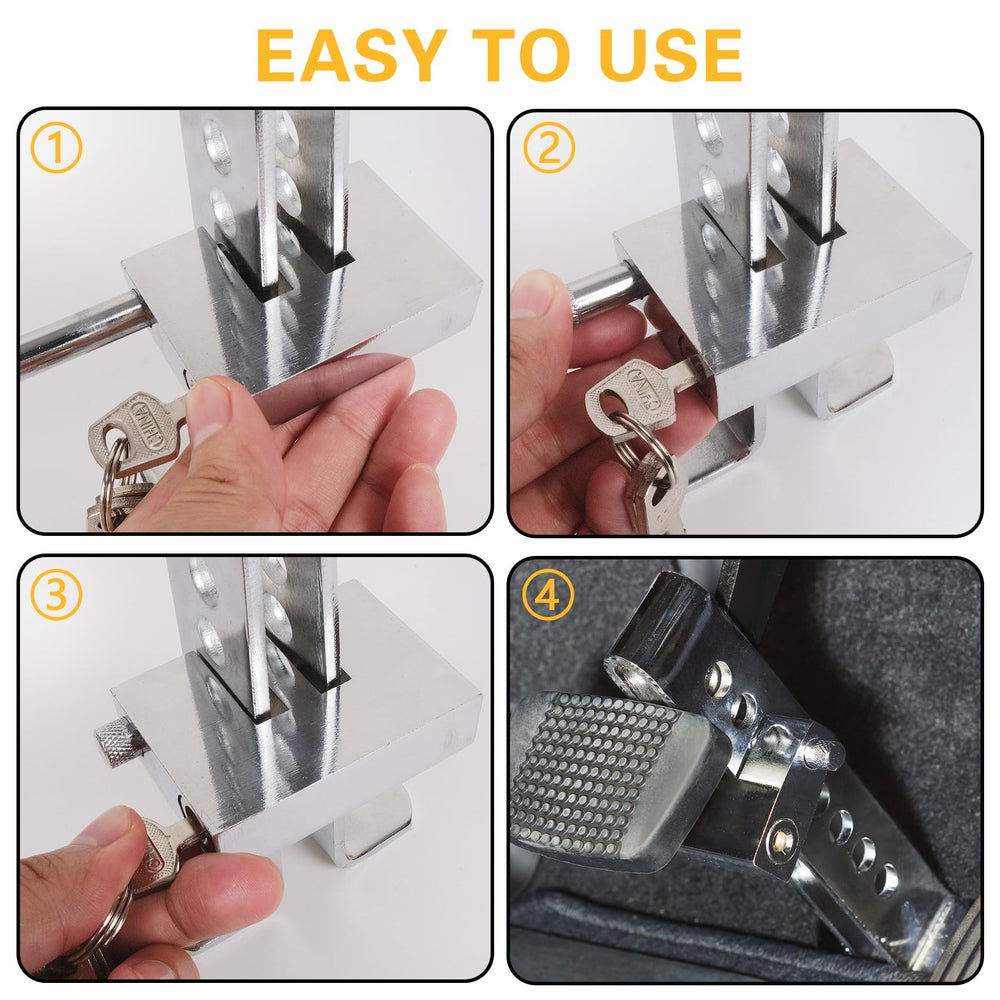 ZEFEI-TOP anti-drill, anti-saw design increases theft deterrence.