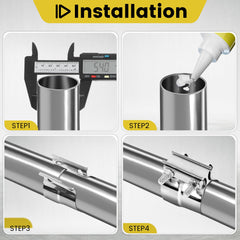 ZEHCLP sealing-enhanced clamp helps reduce leaks on exhaust systems.