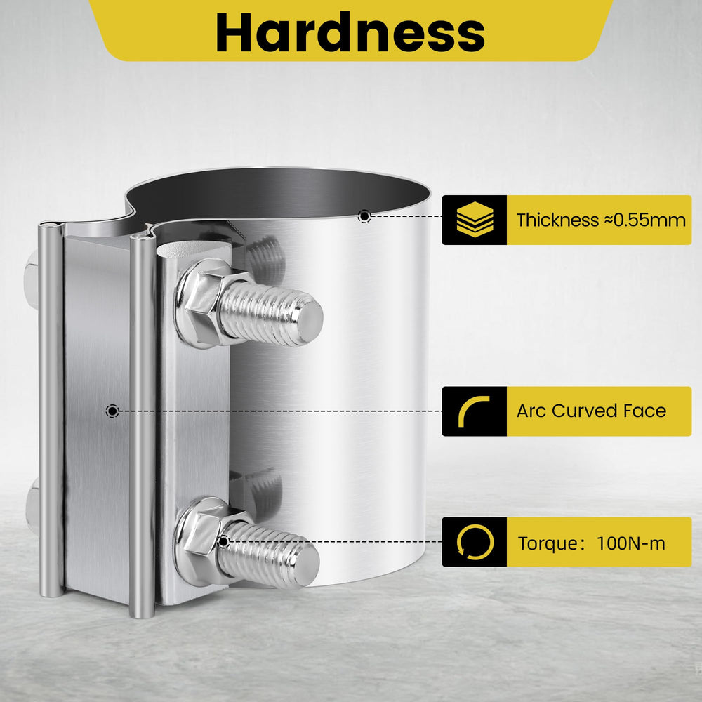 ZEHCLP stainless-steel band showing robust construction.
