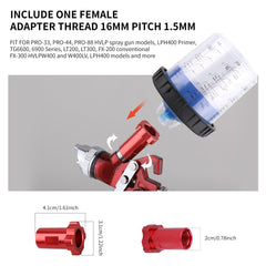 Zeinlenx 50 disposable cup liners simplify setup and color changes.