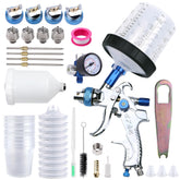 Zeinlenx HVLP spray gun blue body with ergonomic grip for precise base coats.