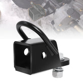 Zejoot heavy-duty 2in hitch adapter — front view highlighting rugged steel construction.