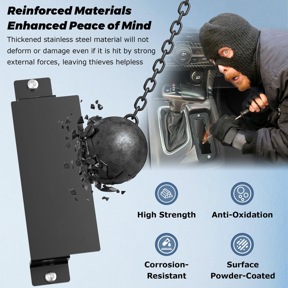 Zelvoro anti-tampering screws deter removal with common tools.