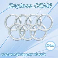 ZELYVER copper crush washers 803916010 ensure leak-free engine maintenance.