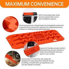 ZEMIRO CHARGE bright orange boards enhance visibility during nighttime recovery