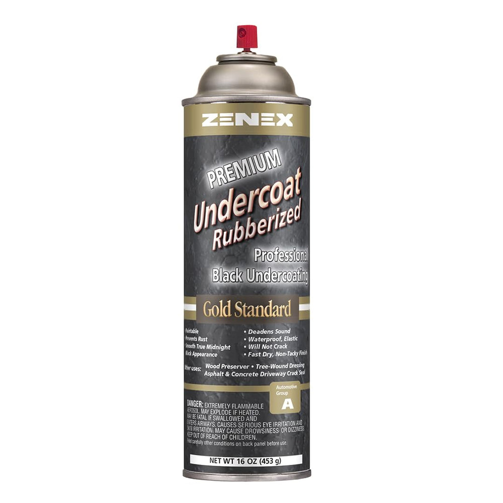 Zenex Rubberized Undercoat provides sound deadening for quieter operation.