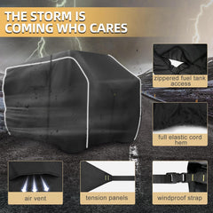 Zenicham ATV cover ventilation ports promote airflow and help minimize moisture buildup.