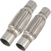 ZEONHAK exhaust flex pipe outer view highlights durable stainless steel for long-lasting performance