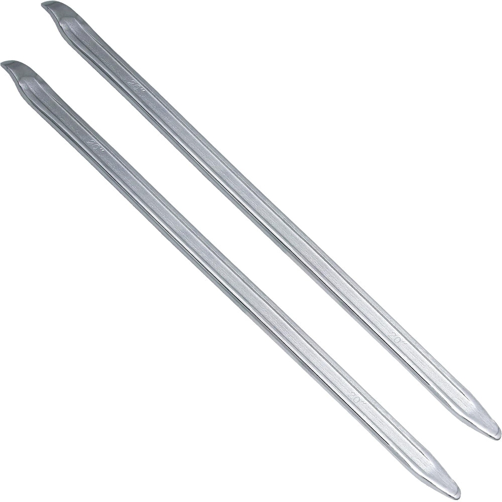 Zepkouel 20-inch tire spoon with flat end for firm grip and prying.