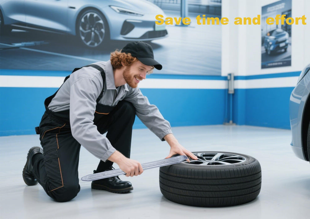 Zepkouel 2-pack tire spoons enabling dual-handed tire removal.