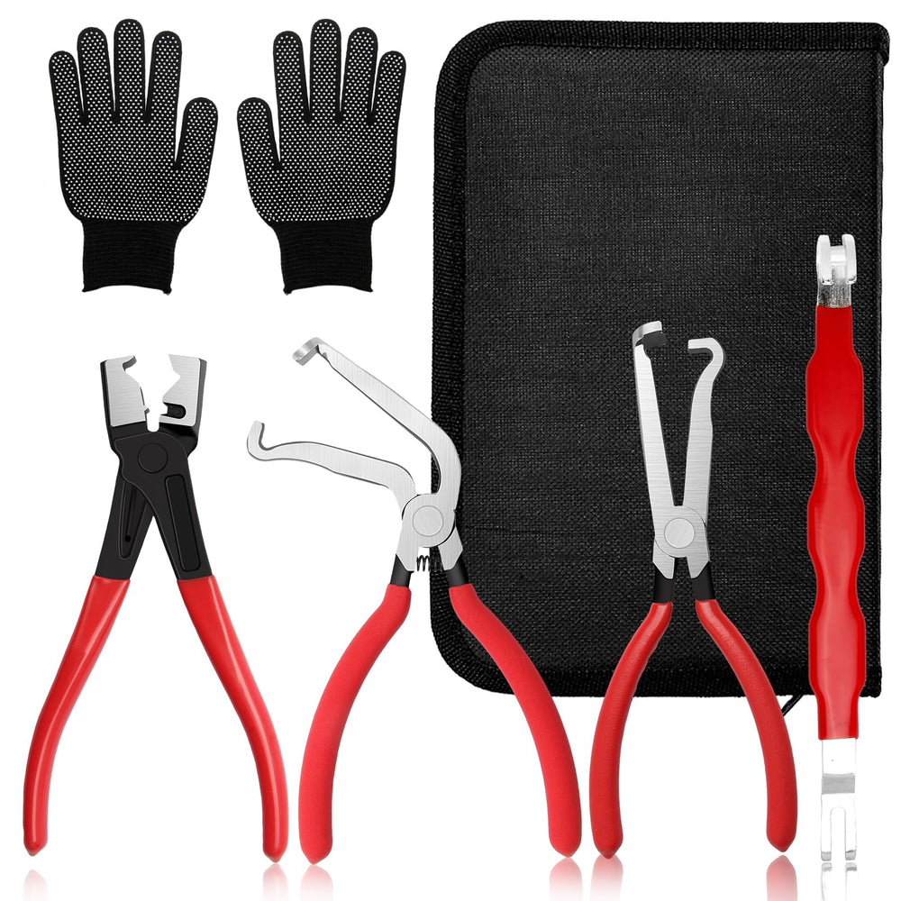 Zeusora 5-Pcs kit electrical disconnect pliers set for quick car wiring work
