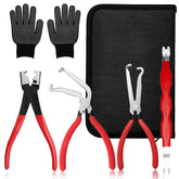 Zeusora 5-Pcs kit electrical disconnect pliers set for quick car wiring work