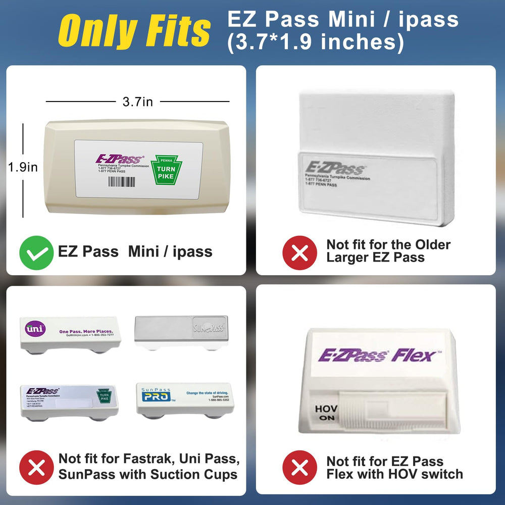 Zeyitian EZ Pass Holder suction cups showing strong grip