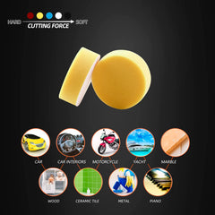 ZFE washable polishing pad 3in, durable and reusable for multiple sessions.