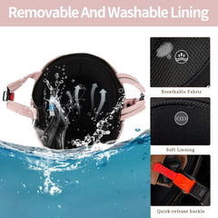 ZGMZLBBD quick-release buckle with ear protection for easy fit.
