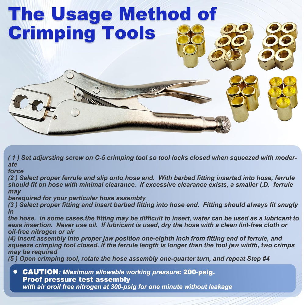 ZGTools 1/4 in and 3/16 in hose compatibility ensures correct component selection.