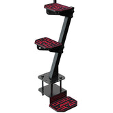 ZHDD Boat Trailer Steps with angled handle ready for confident boarding on a dock