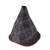 ZhengSheng universal shift boot cover gray closeup showing durable stitching