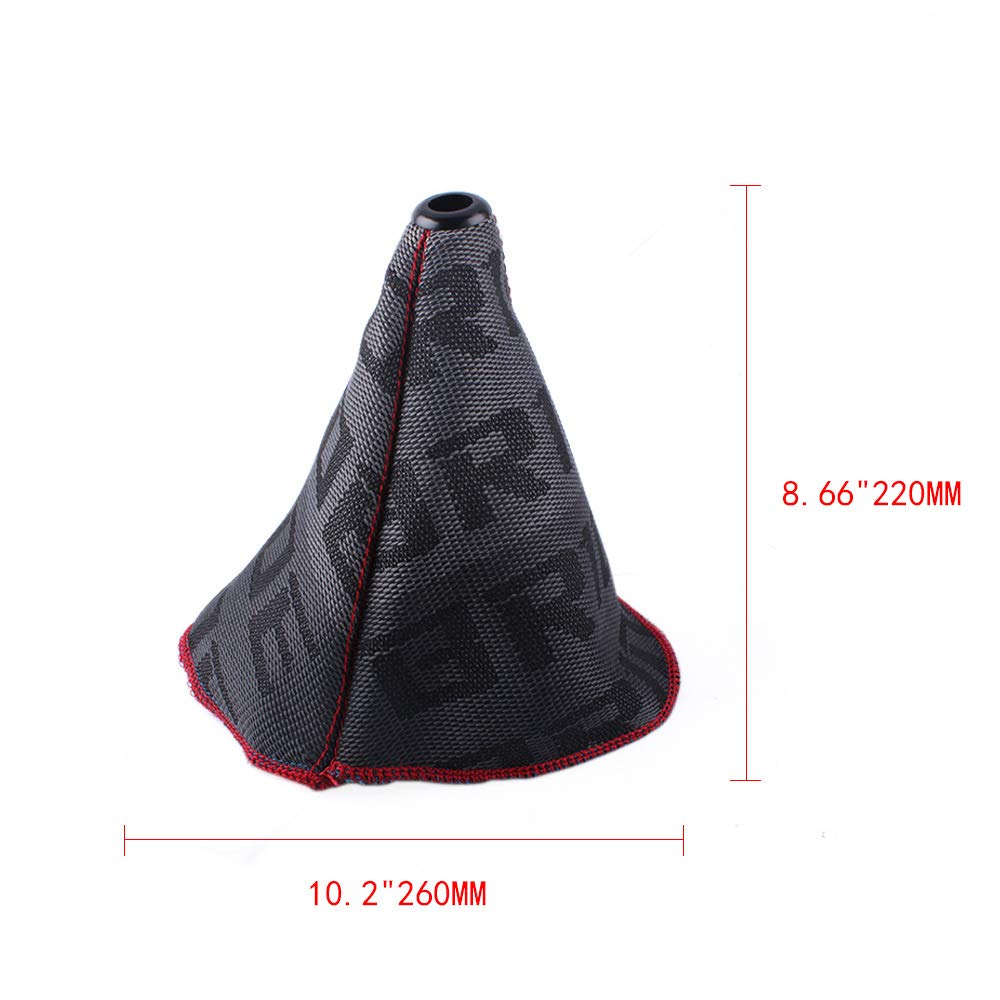 ZhengSheng universal shift boot cover gray installation view for easy fit
