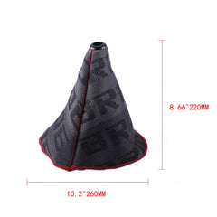 ZhengSheng universal shift boot cover gray installation view for easy fit