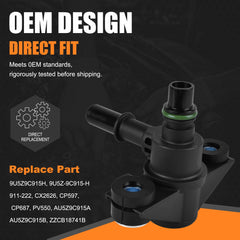 Zhermik vapor canister purge valve side view highlighting compact design.